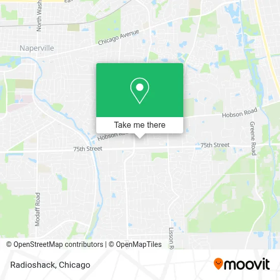 Radioshack map