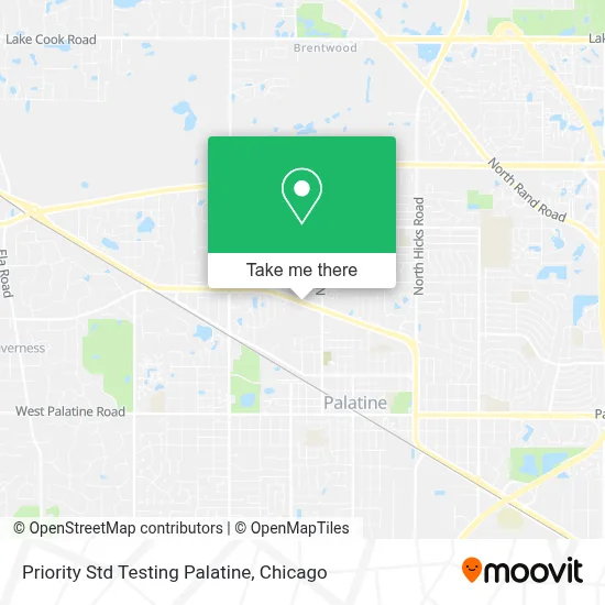 Priority Std Testing Palatine map