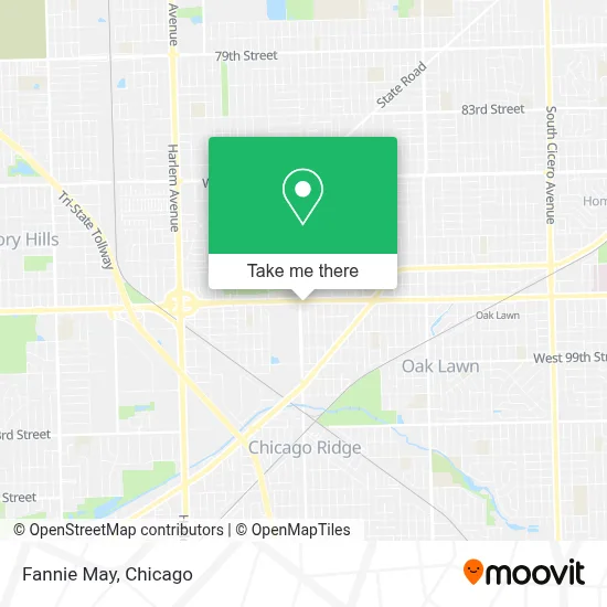 Fannie May map