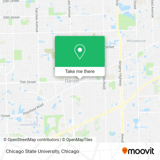 Chicago State University map