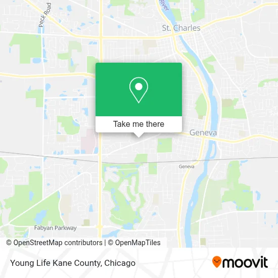 Young Life Kane County map