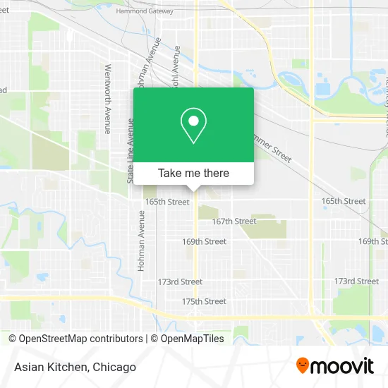 Asian Kitchen map