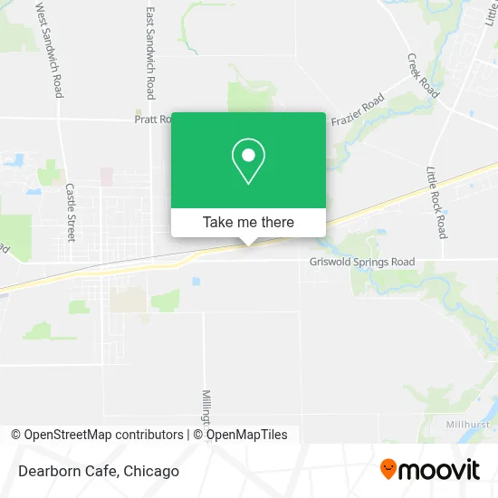 Dearborn Cafe map