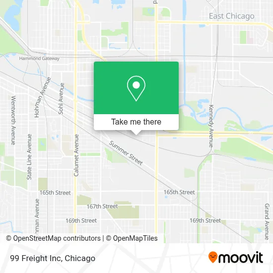 99 Freight Inc map