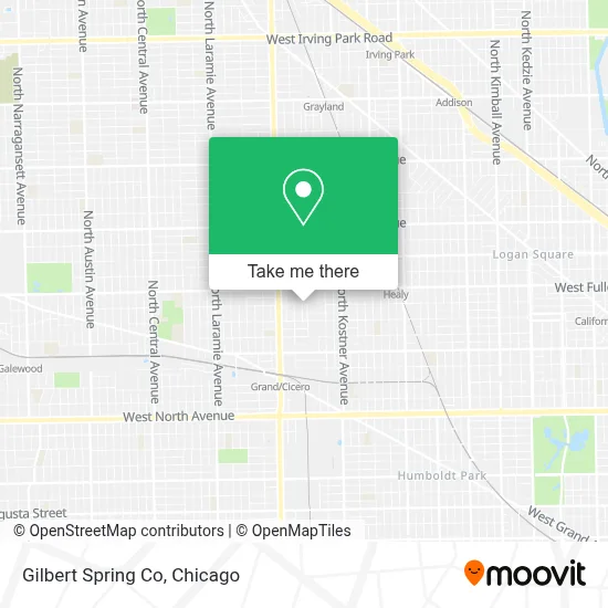 Gilbert Spring Co map