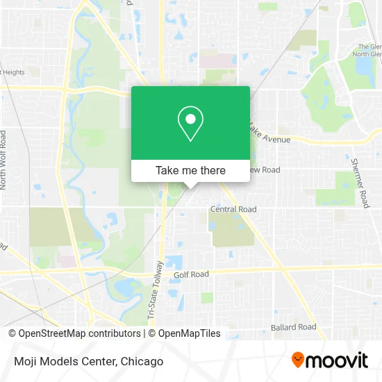 Moji Models Center map