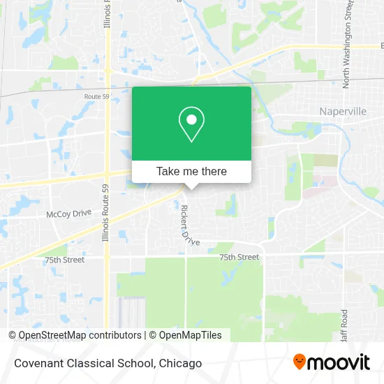Covenant Classical School map