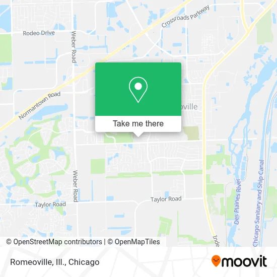 Romeoville, Ill. map