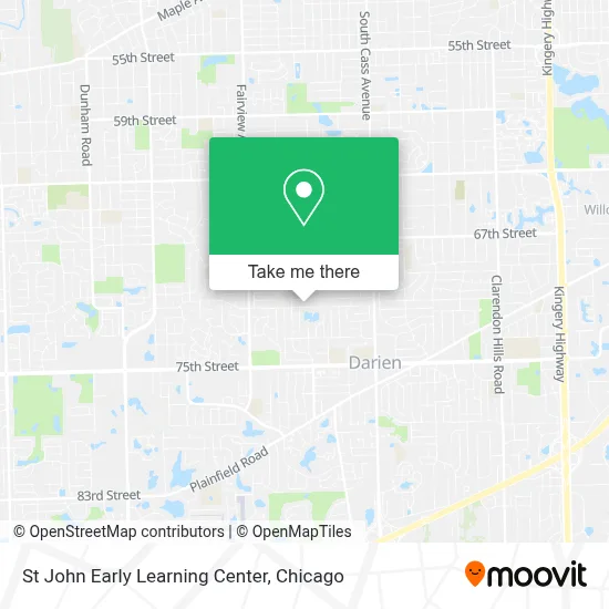 St John Early Learning Center map