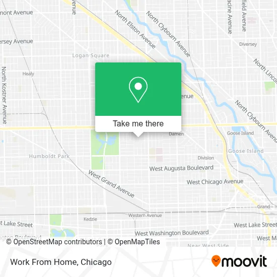 Work From Home map