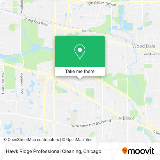 Hawk Ridge Professional Cleaning map