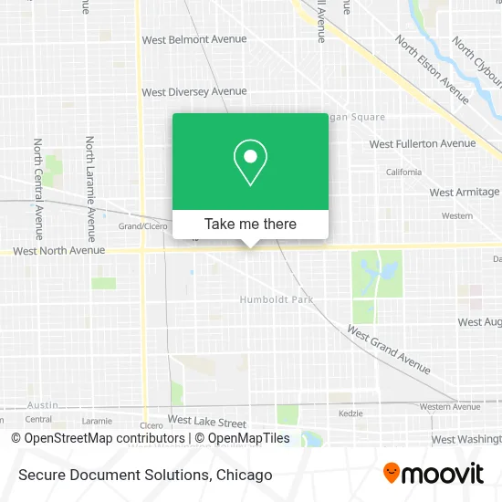 Secure Document Solutions map
