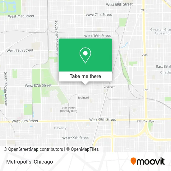 Metropolis map