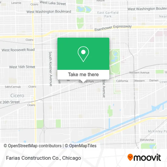 Farias Construction Co. map