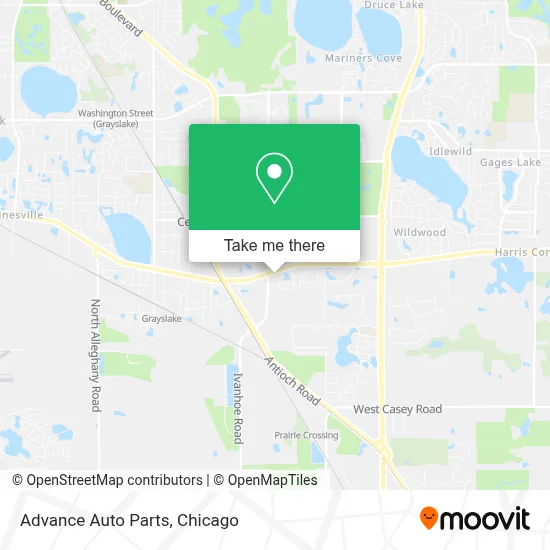 Advance Auto Parts map
