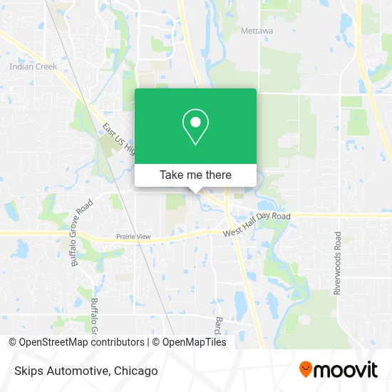 Skips Automotive map