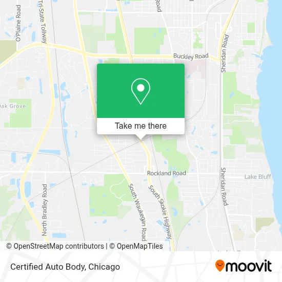 Certified Auto Body map