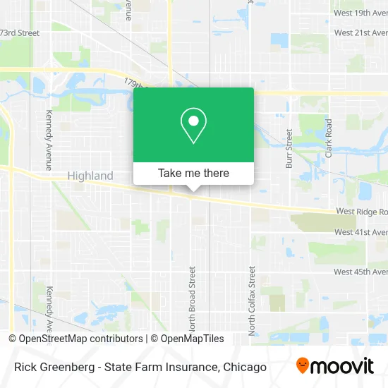 Rick Greenberg - State Farm Insurance map