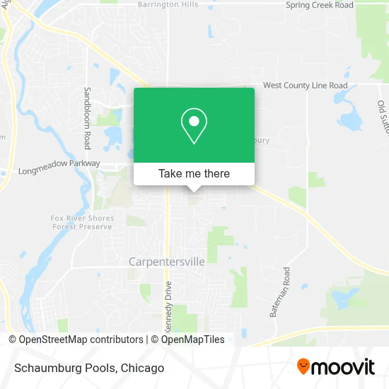 Schaumburg Pools map
