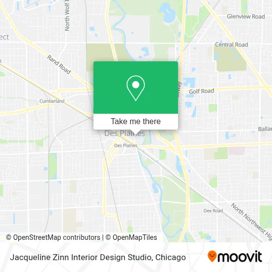 Jacqueline Zinn Interior Design Studio map