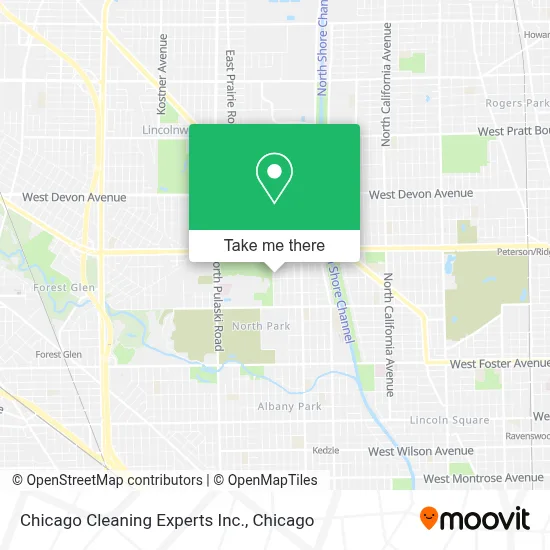 Chicago Cleaning Experts Inc. map