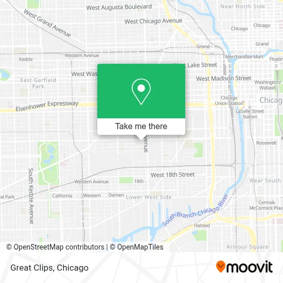 Great Clips map