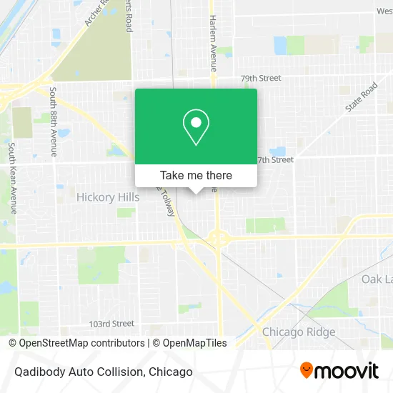 Qadibody Auto Collision map