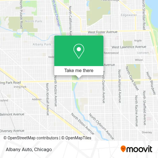 Albany Auto map