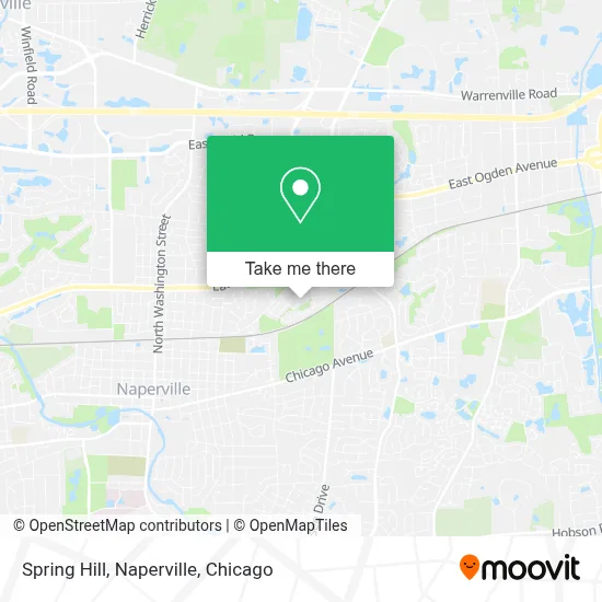Spring Hill, Naperville map