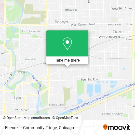 Ebenezer Community Fridge map