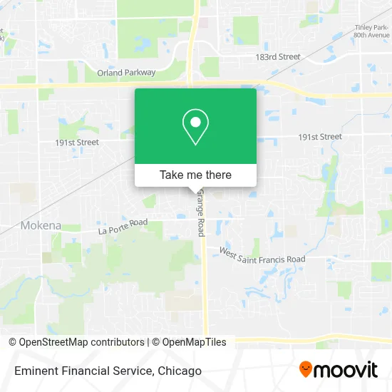 Eminent Financial Service map