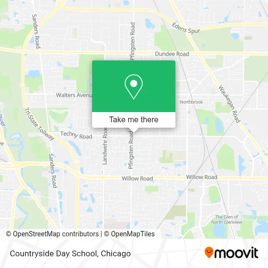 Countryside Day School map
