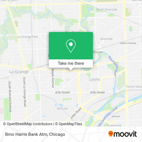 Bmo Harris Bank Atm map