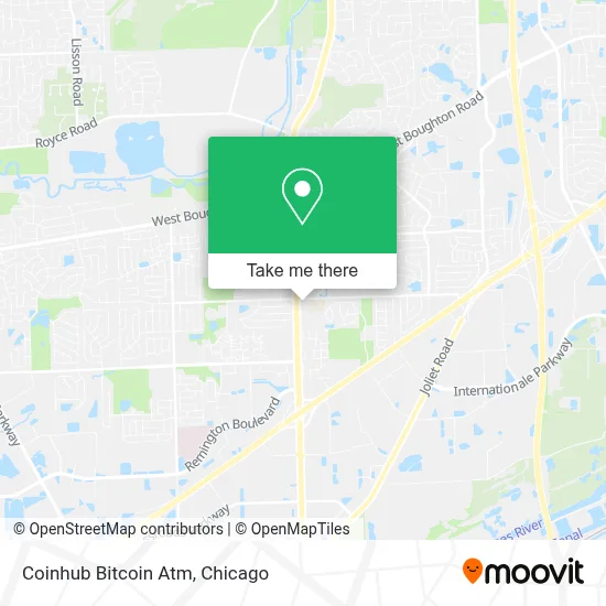 Coinhub Bitcoin Atm map