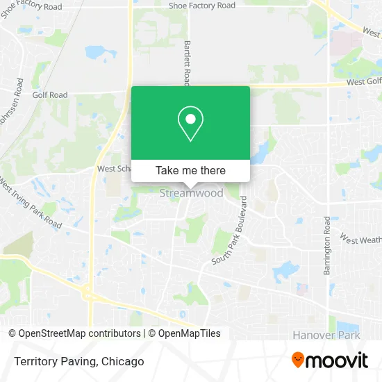 Territory Paving map
