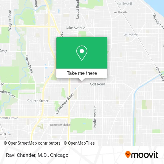 Ravi Chander, M.D. map