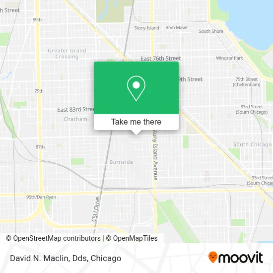 David N. Maclin, Dds map