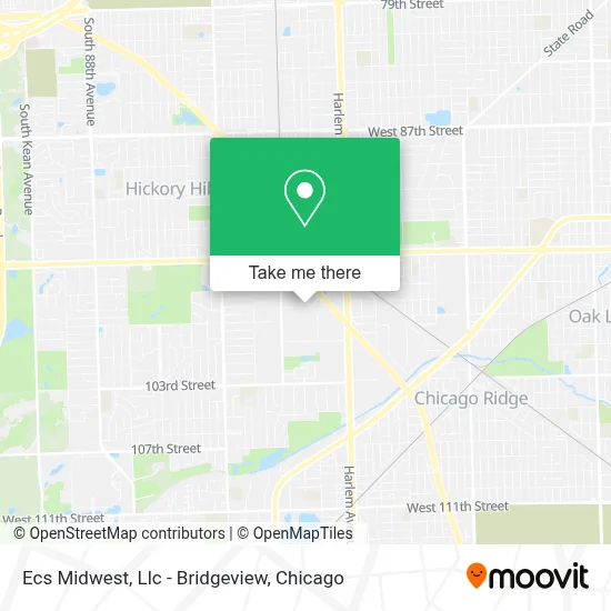 Ecs Midwest, Llc - Bridgeview map