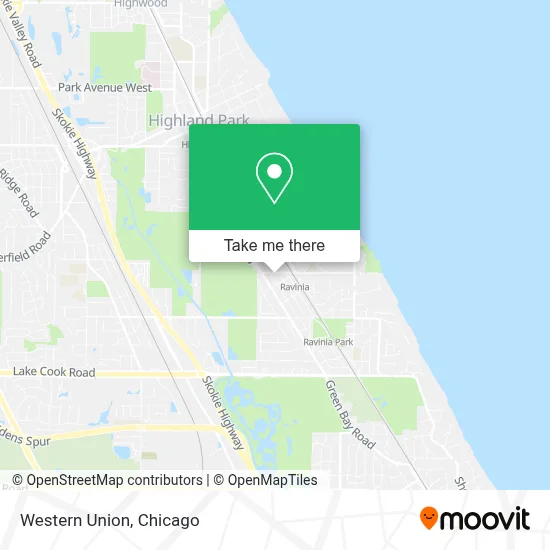 Western Union map