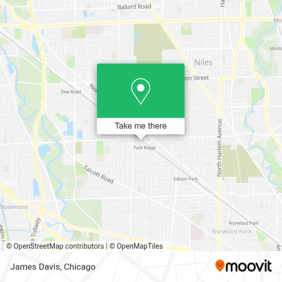 James Davis map