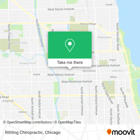 Rittling Chiropractic map