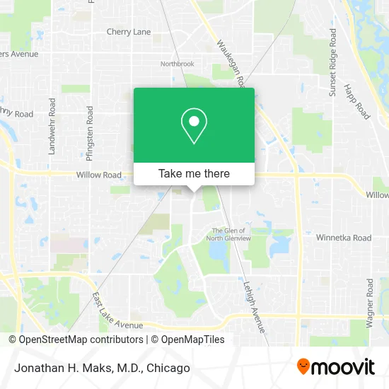 Jonathan H. Maks, M.D. map