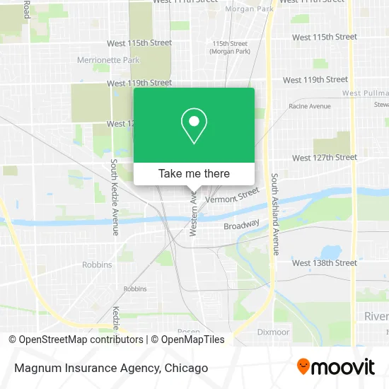 Magnum Insurance Agency map