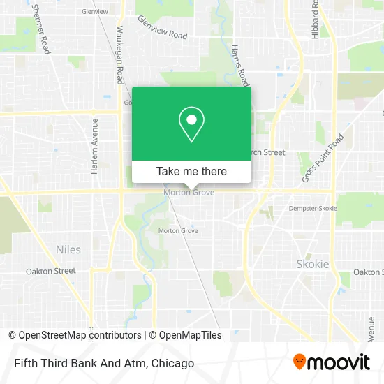 Fifth Third Bank And Atm map