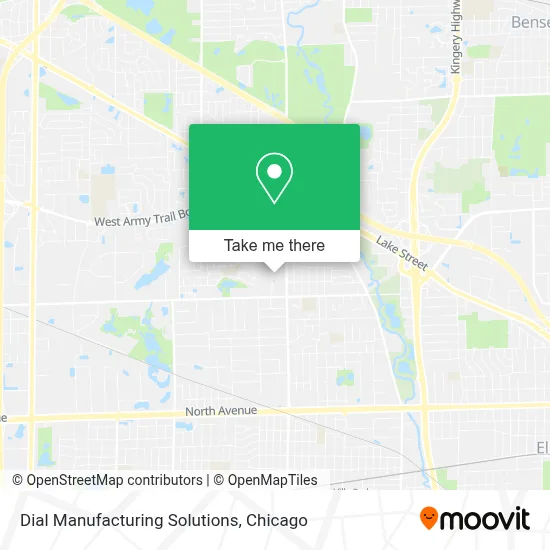 Dial Manufacturing Solutions map