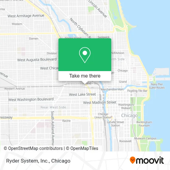Ryder System, Inc. map