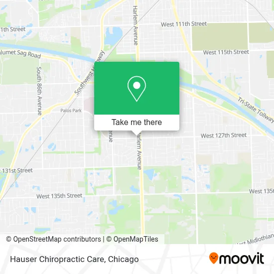 Hauser Chiropractic Care map