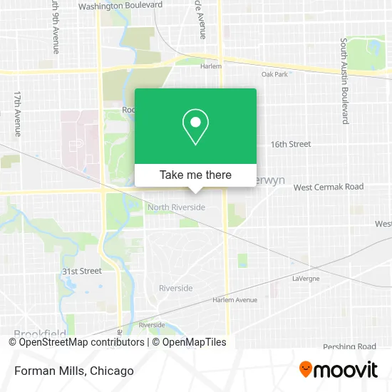 Forman Mills map