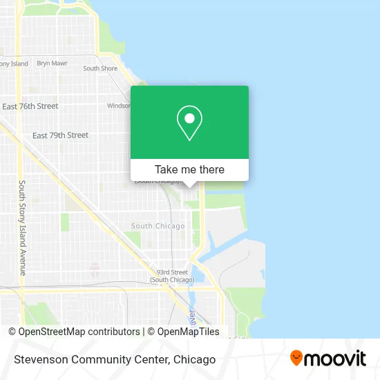 Stevenson Community Center map