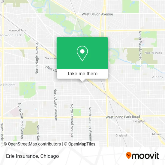Erie Insurance map